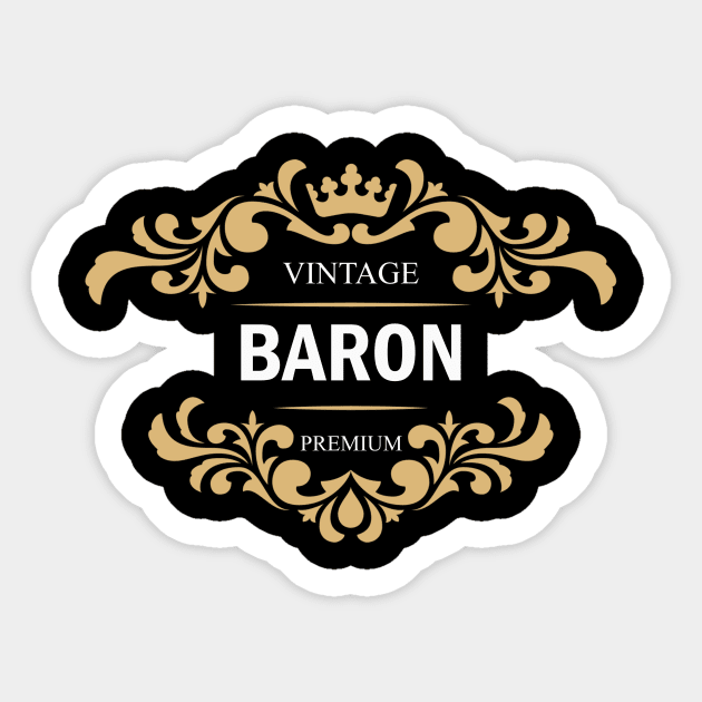 Baron Name Sticker by Polahcrea